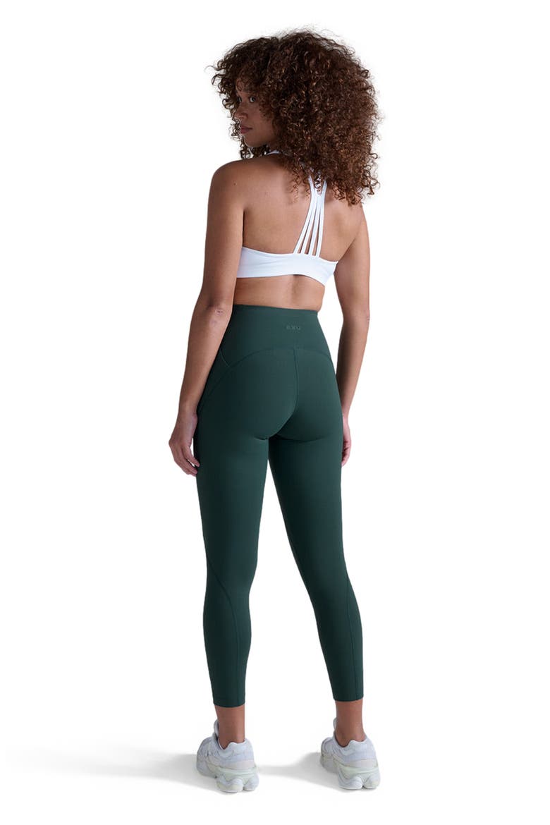 Flex Hi-Rise Compression 7/8 Tights, Alternate, color, Ever Green/Ever Green