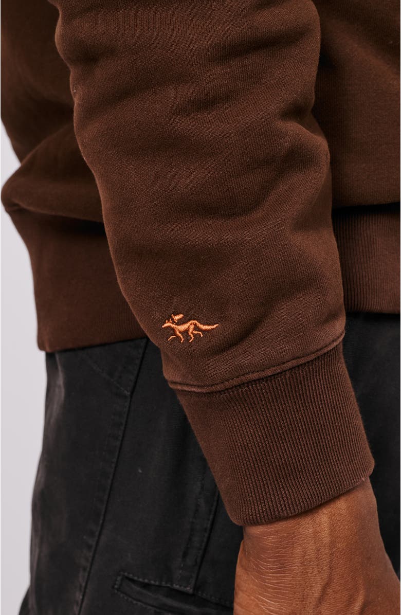 Aubin Vestry Crew Neck Sweatshirt, Alternate, color, Chocolate