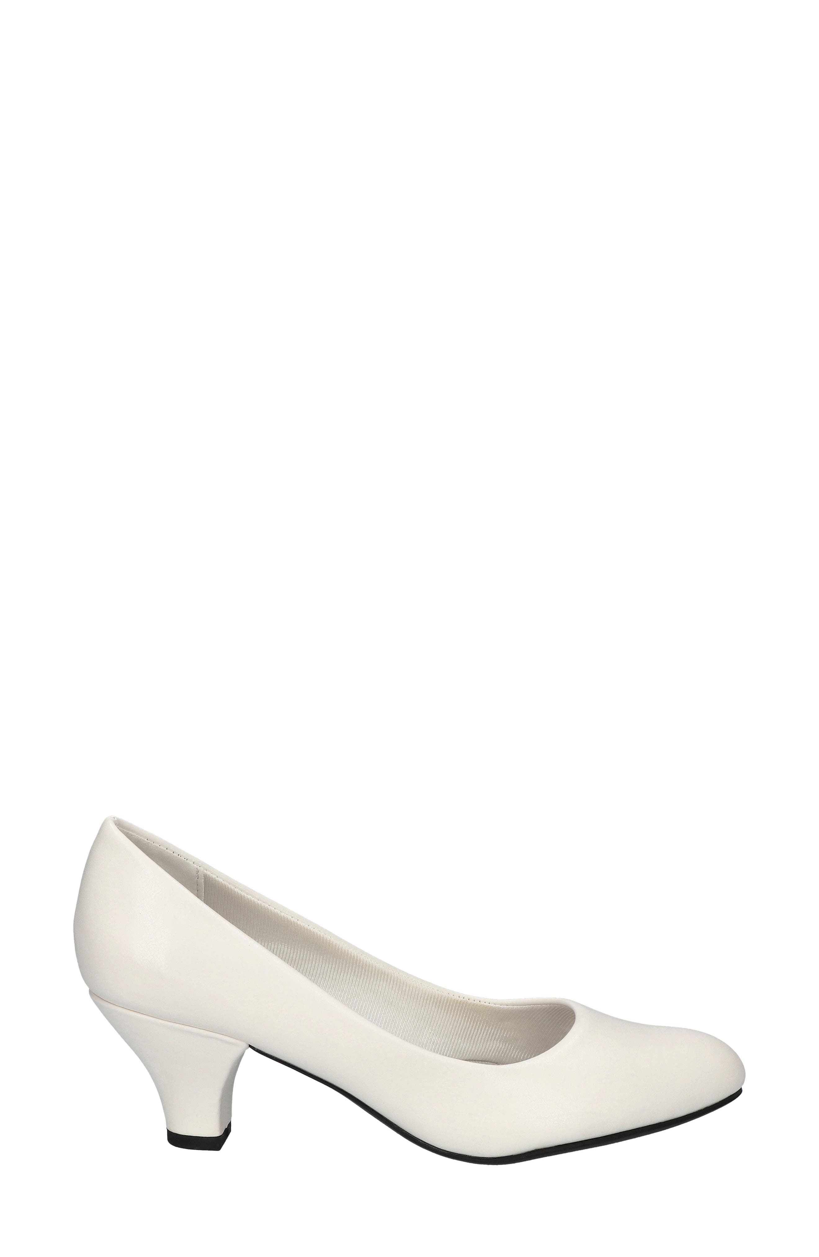 Fabulous Almond Toe Pump - Multiple Widths Available, Alternate, color, WHITE