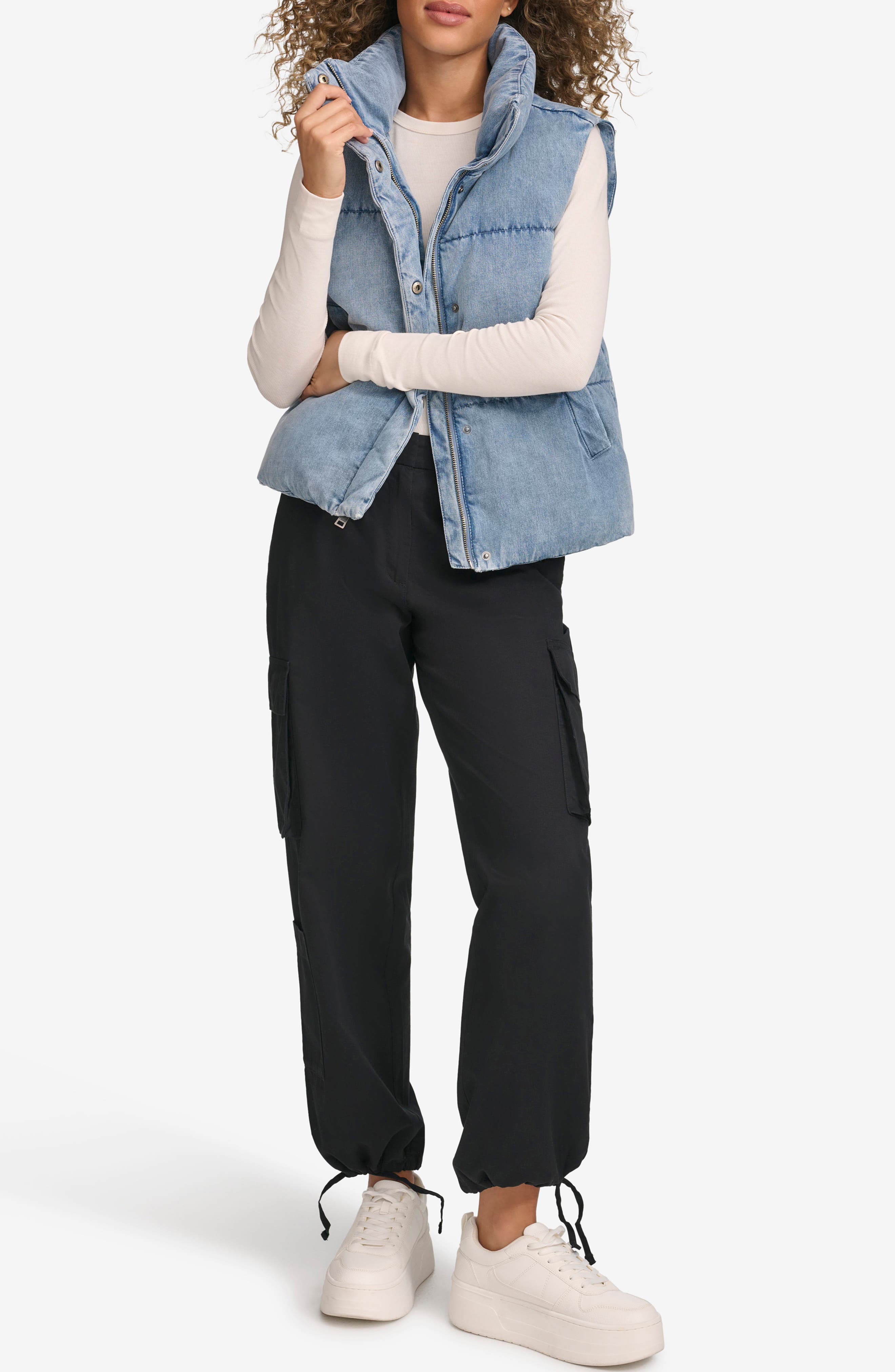 Levi's Denim Puffer Vest (Women) | Nordstrom