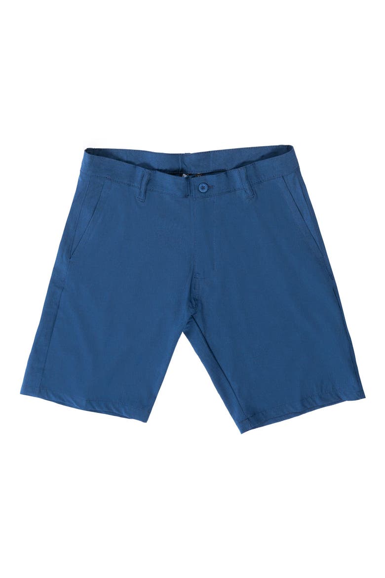 Hybrid Shorts, Main, color, HEATHER NAVY