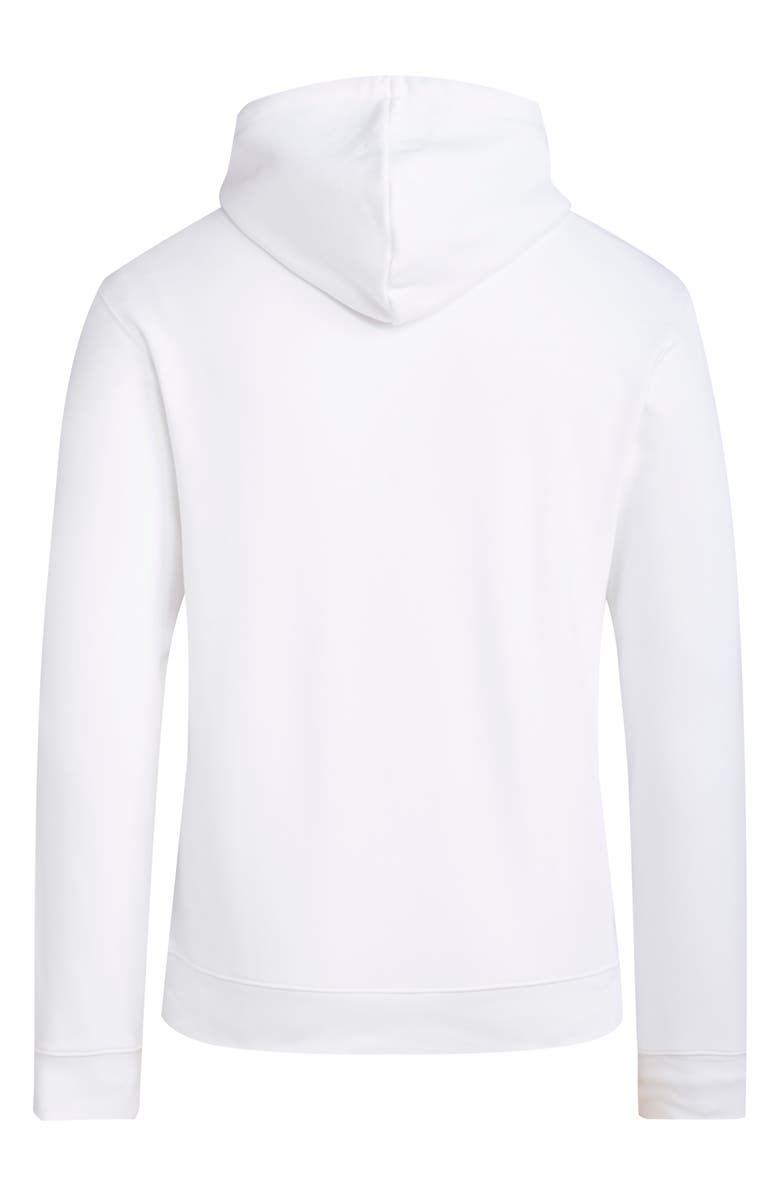 adidas Adicolor 3-Stripes Trefoil Logo Fleece Hoodie, Alternate, color,