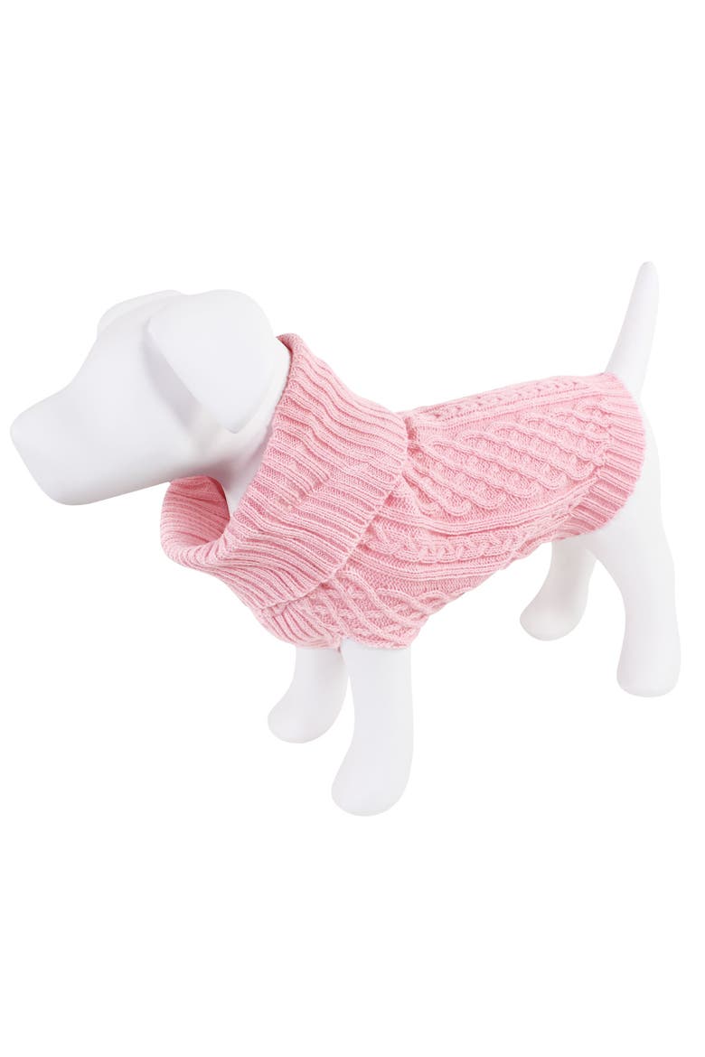 Pet Sweater, Main, color, Pink