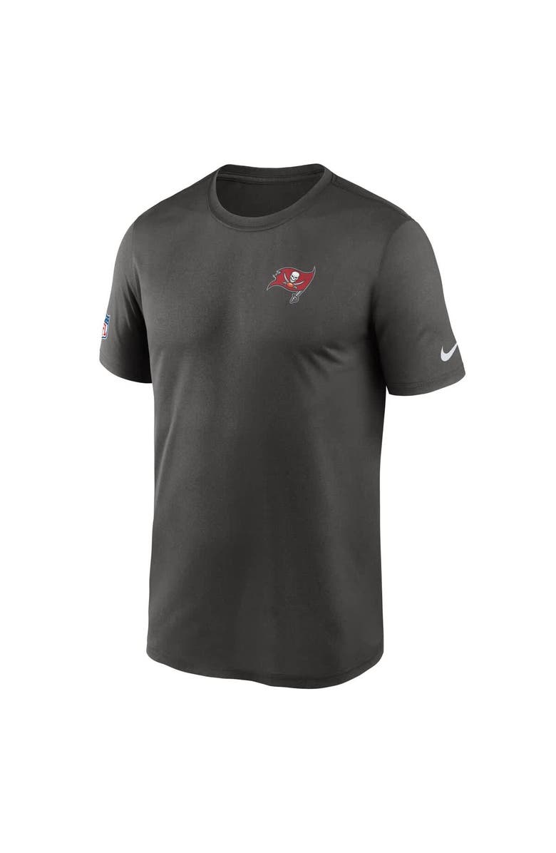 Nike Men's Nike Gray Tampa Bay Buccaneers Sideline Legend Small Logo Dri-FIT T-Shirt, Alternate, color, Gray