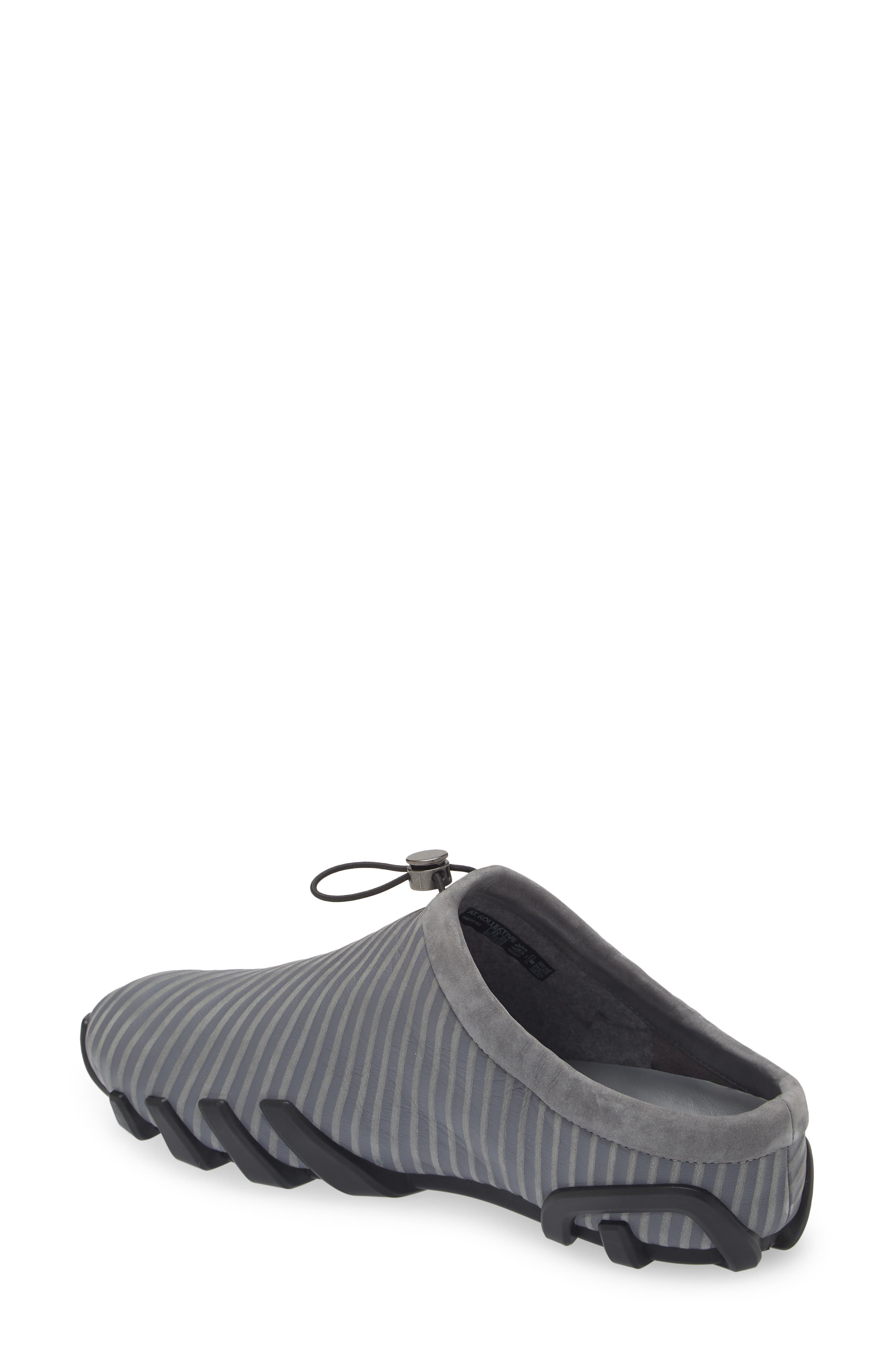 at.kollektive x Kiko Kostadinov Saida Stripe Mule, Alternate, color, STEEL GRAY/ STEEL GRAY 91303