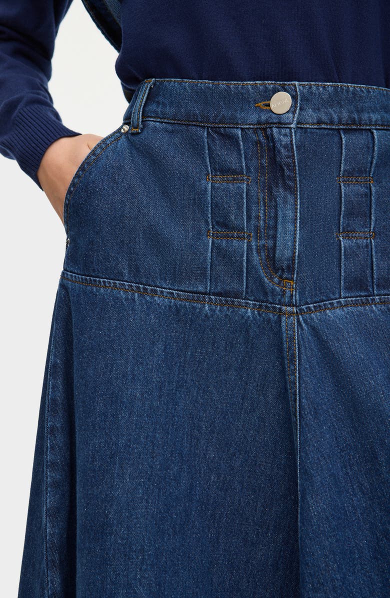 ALIGNE Liza Denim Maxi Skirt, Alternate, color, Ocean Blue