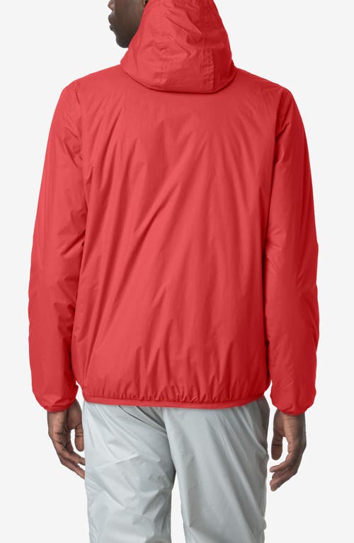 Shop K-way Le Vrai 4.0 Claude Warm Water Repellent Jacket In Red