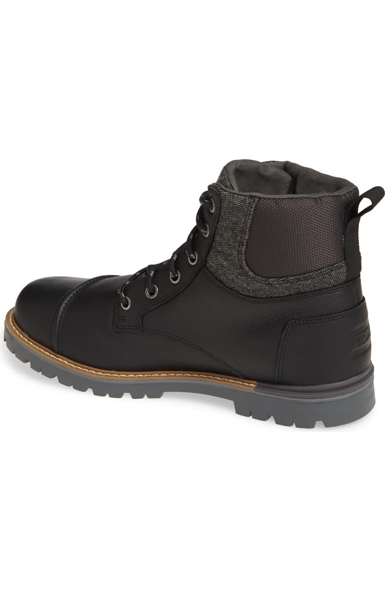 TOMS Ashland Waterproof Cap Toe Boot, Alternate, color,