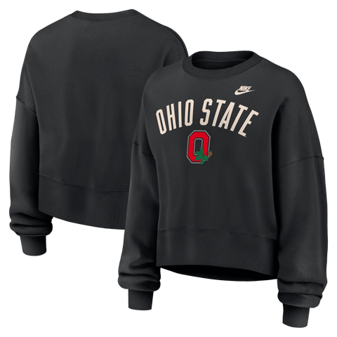Women's Nike  Black Ohio State Buckeyes Legacy Fleece Sweatshirt