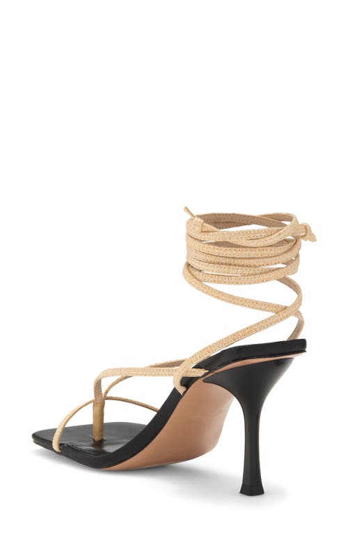 Steve Madden Athea Ankle Strap Sandal In Raffia