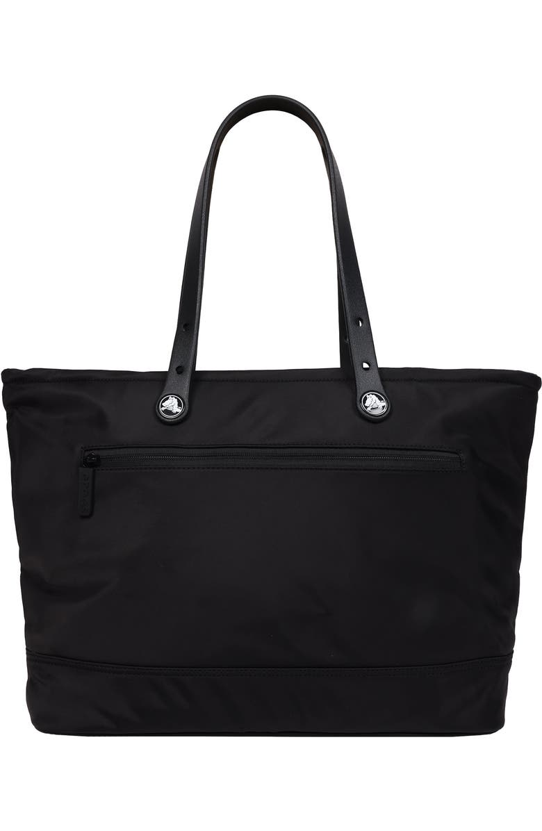 CROCS Large Tote with Pockets, Alternate, color, Black
