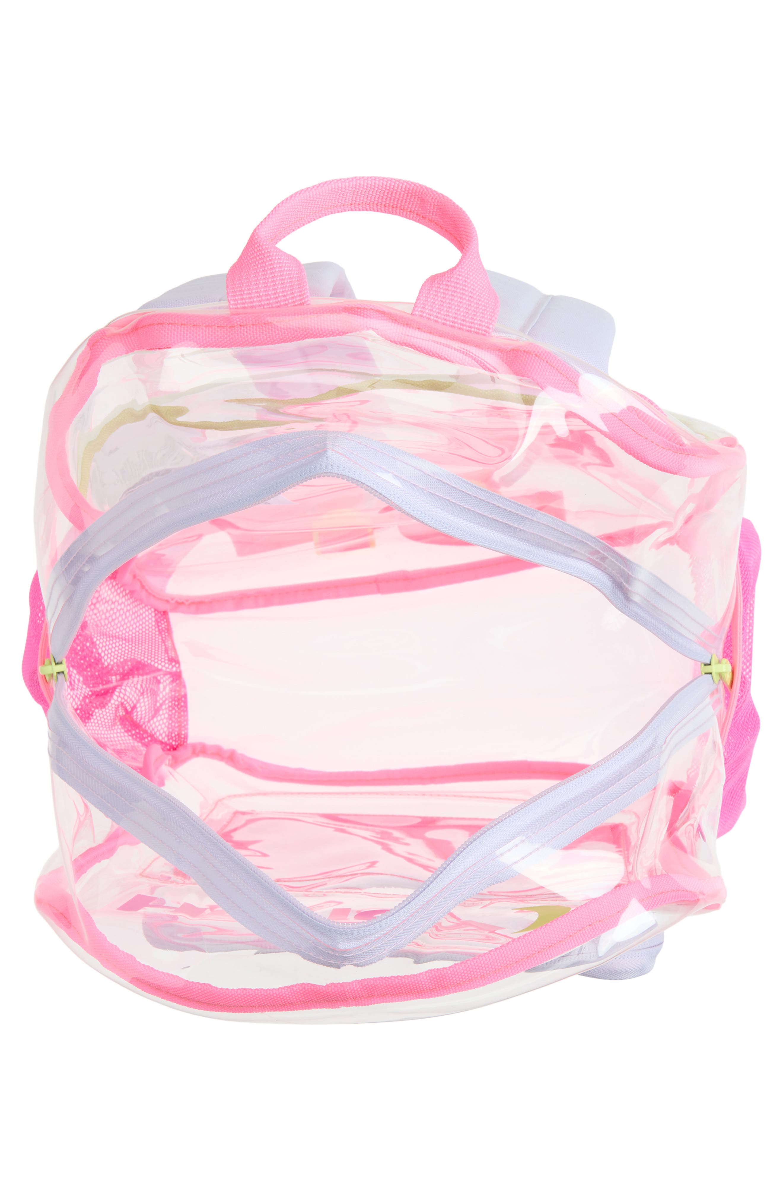 Hurley Kids' Transparent Backpack, Alternate, color, Polarized Pink