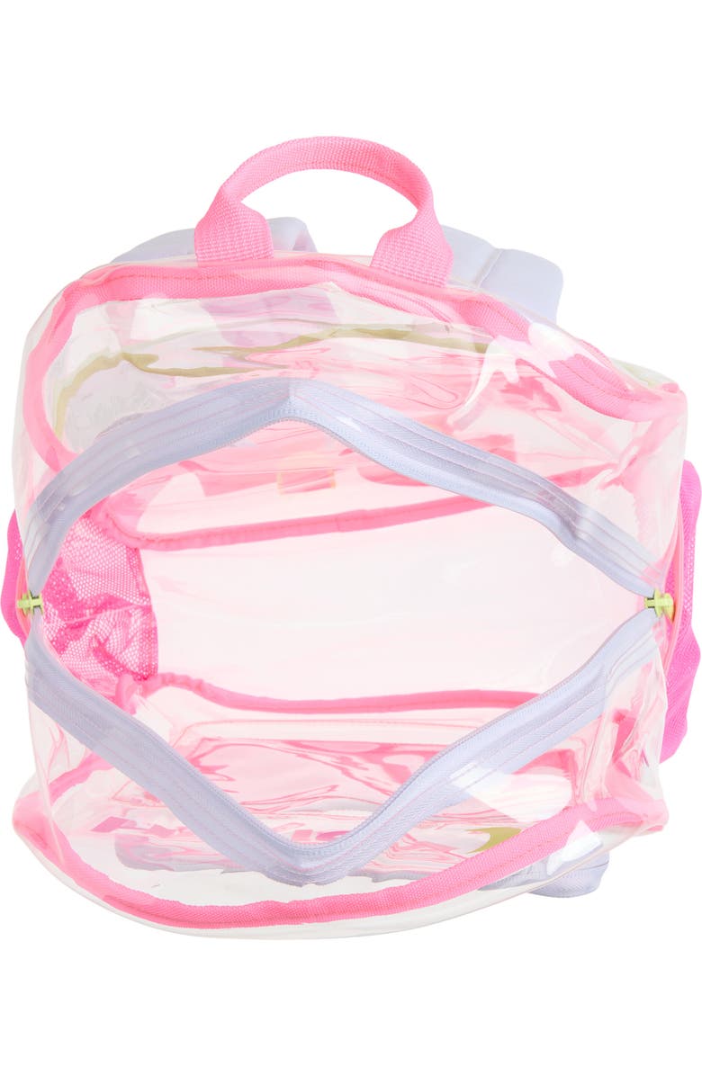 Hurley Kids' Transparent Backpack, Alternate, color, Polarized Pink