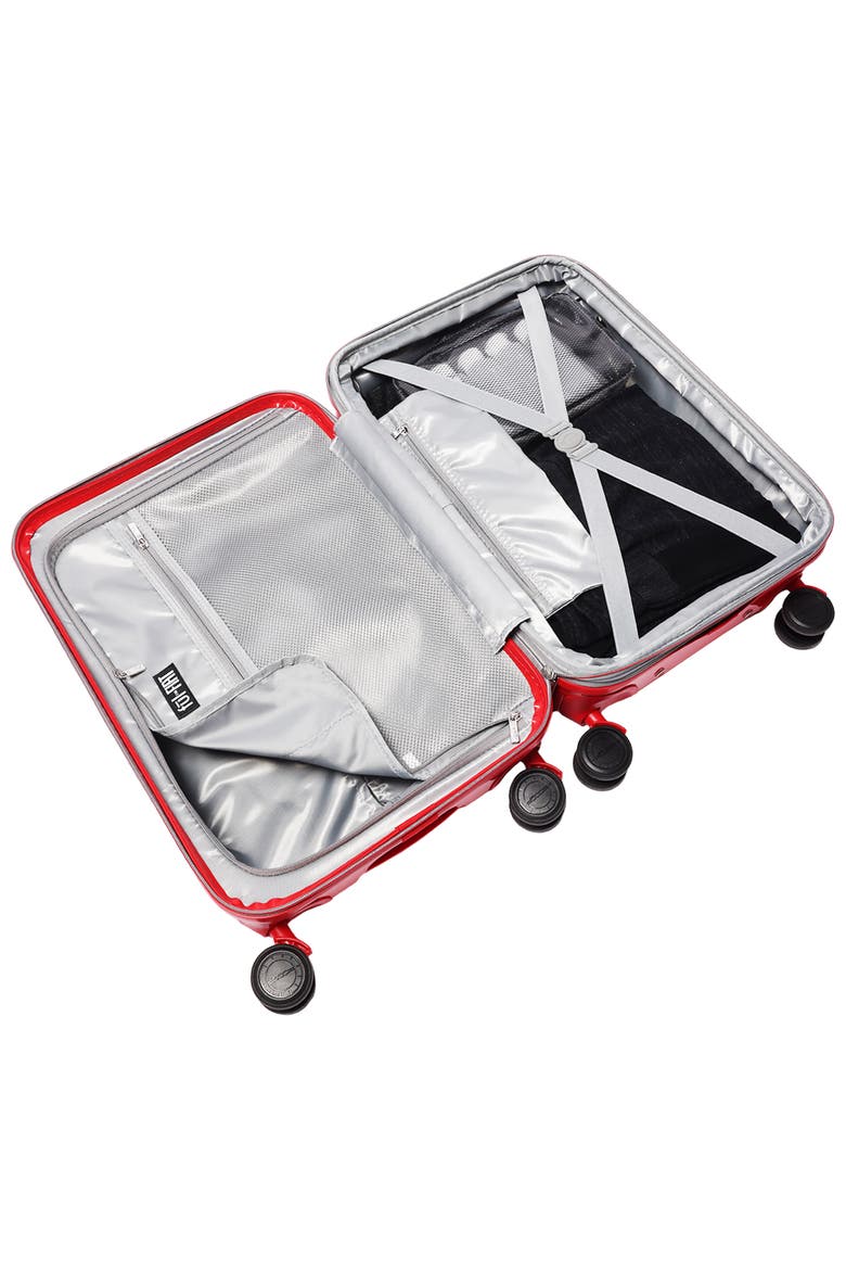 26.5" Expandable Hardside Spinner Luggage, Alternate, color, RED