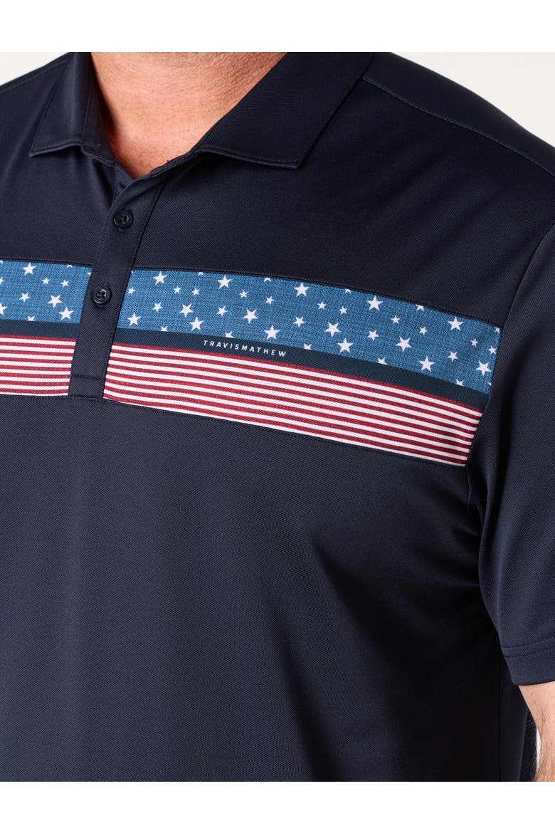 Big & Tall Good Good Flag Polo Shirt, Alternate, color, TOTAL ECLIPSE