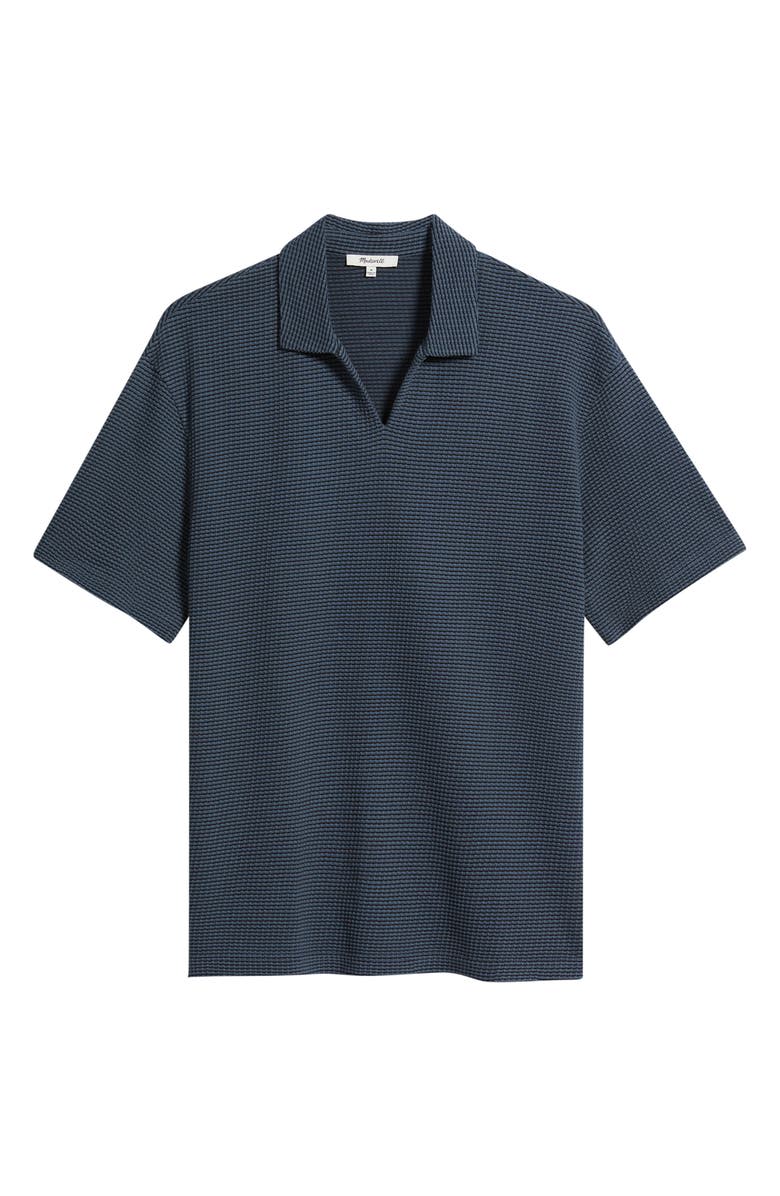 Madewell <p>Skipper Johnny Collar Polo</p>, Alternate, color, Overdye Blue