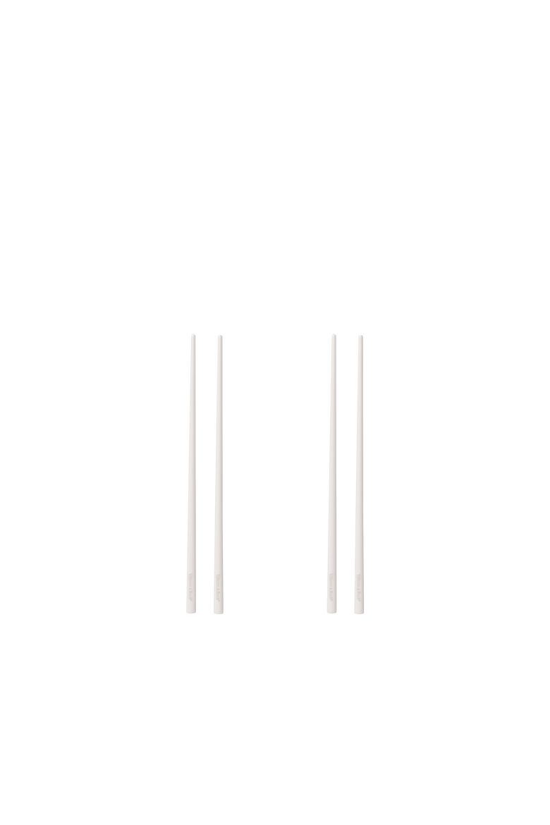 Soup Passion Chopstick Pair, Main, color, White