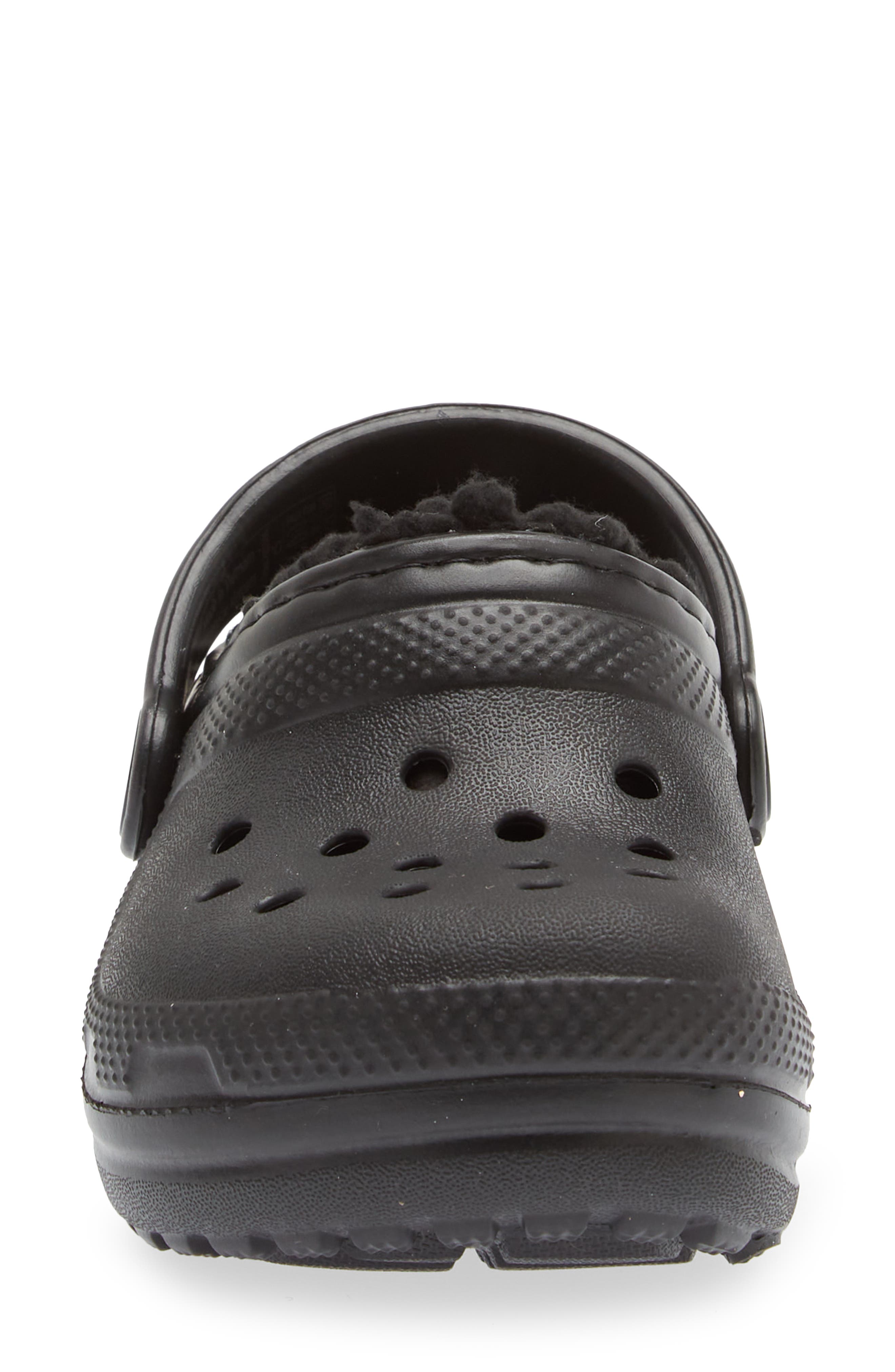 CROCS Kids' Classic Lined Clog, Alternate, color, Black/ Black
