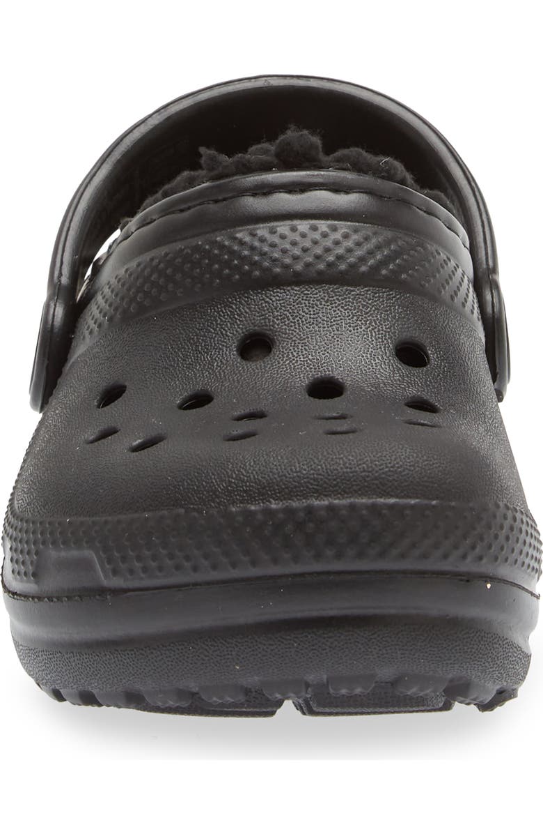 CROCS Kids' Classic Lined Clog, Alternate, color, Black/ Black