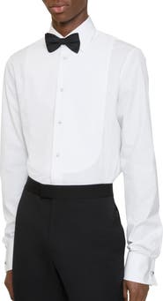 Burberry Slim Fit Cotton Tuxedo Shirt