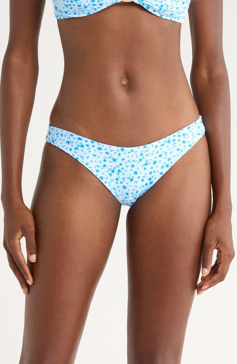 Kulani Kinis Minimalist Bikini Bottoms, Main, color, Dream Flower