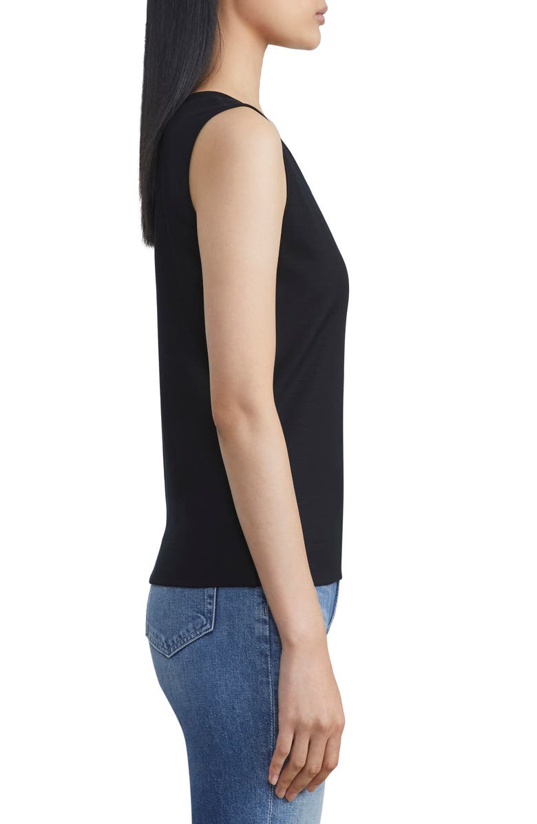 Lafayette 148 New York Stretch Swiss Cotton Rib Tank, Alternate, color, 