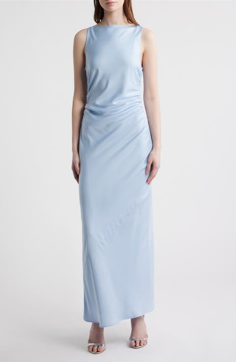 Isadora Open Cowl Back Cocktail Dress