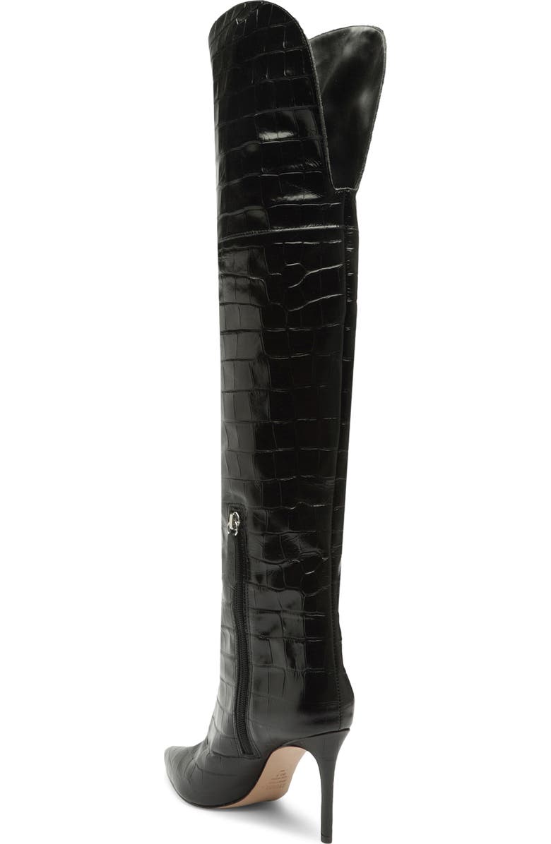 Schutz Maryana Croc Embossed Over the Knee Boot, Alternate, color,