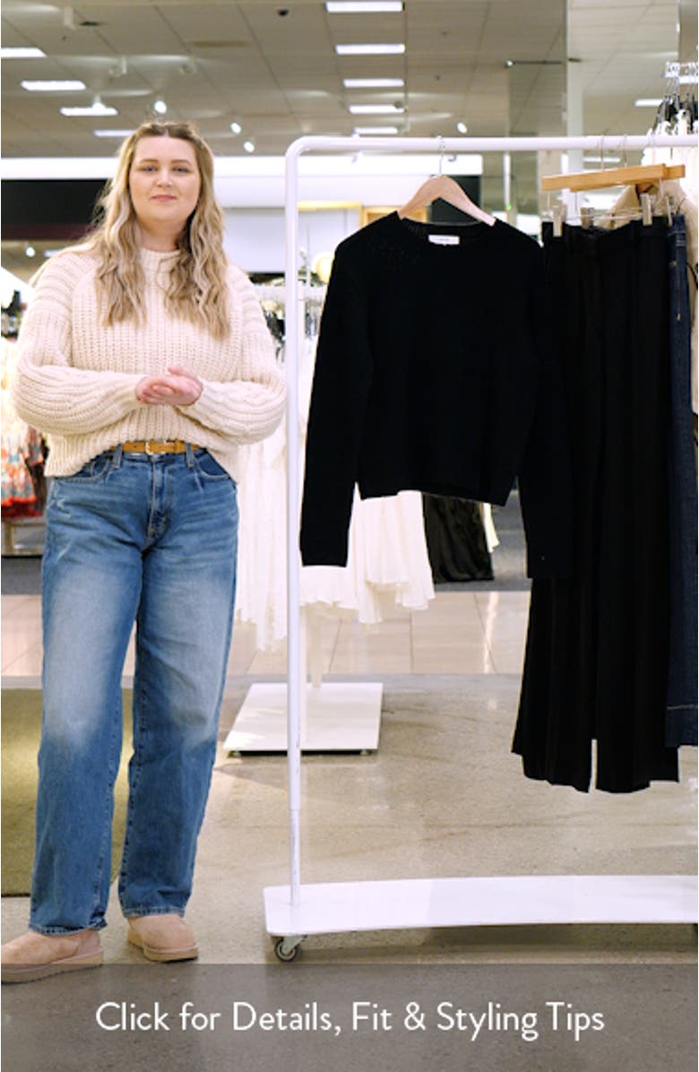 Cashmere Crewneck Sweater, sales video thumbnail