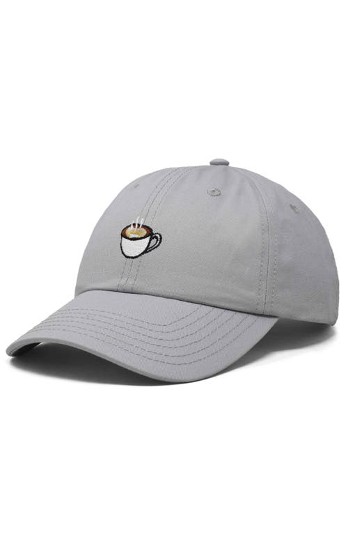 Dalix Cappuccino Embroidered Casual Cap In Gray