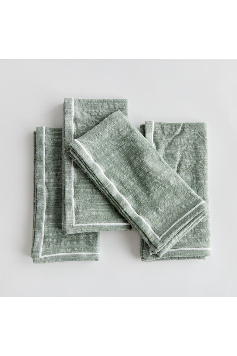 Verdi Napkins Set of 4, Alternate, color, Green