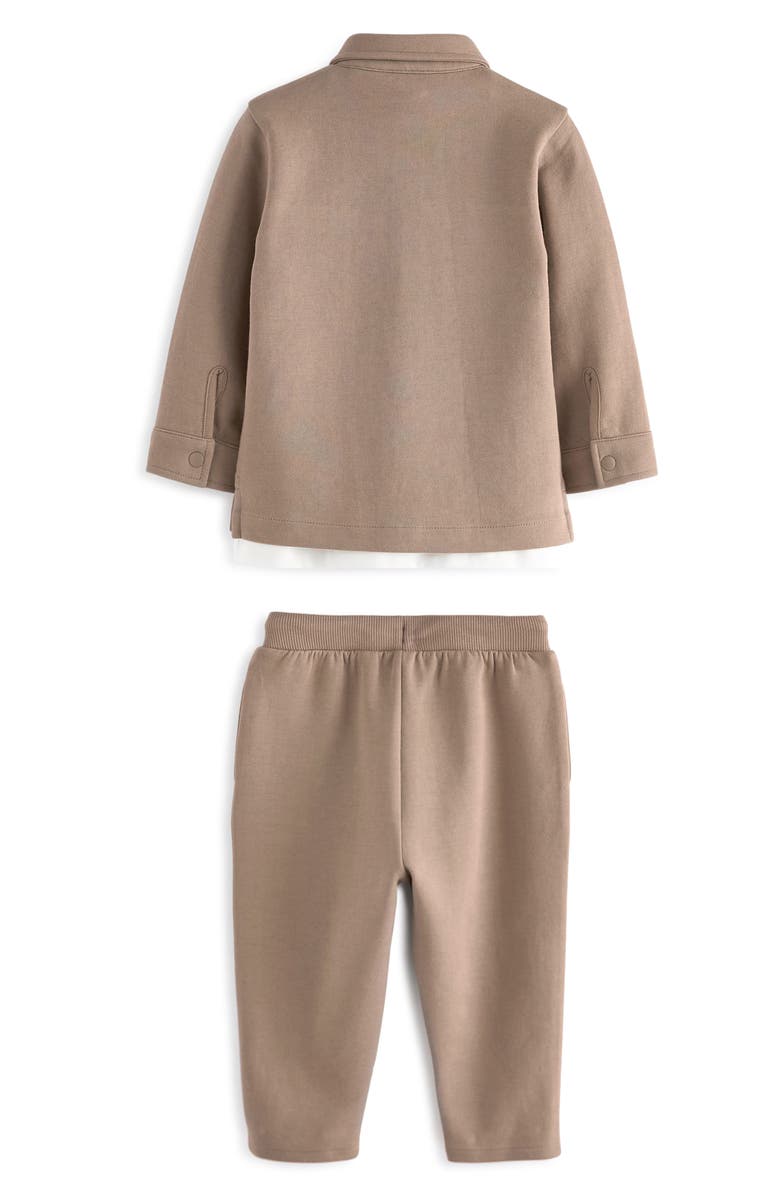 NEXT Kids' T-Shirt, Shirt Jacket & Sweatpants Set, Alternate, color, 