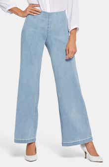 NYDJ Teresa Pull-On Wide Leg Jeans