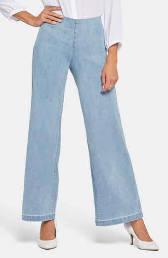 NYDJ Teresa Pull-On Wide Leg Jeans