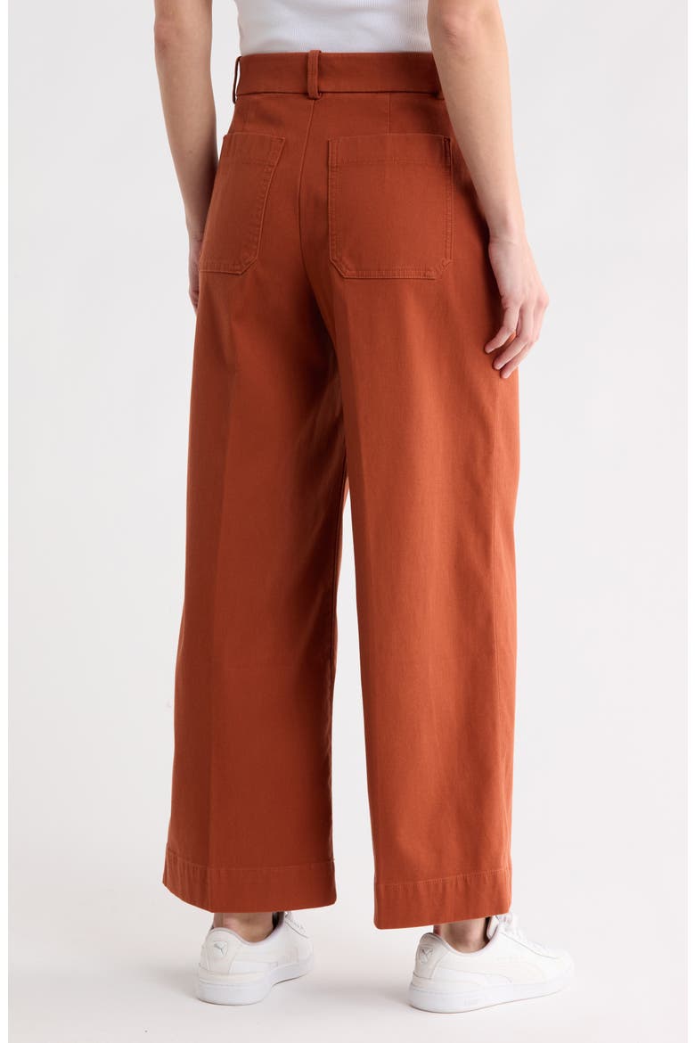 SPANXsupersmooth® Patch Pocket Wide Leg Pants, Alternate, color, SIENNA