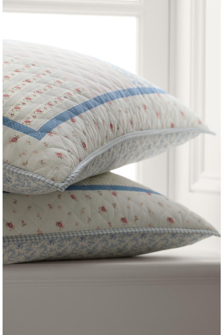 Marissa Quilted Cotton Sham, Alternate, color, TRUE CREAM MULTI