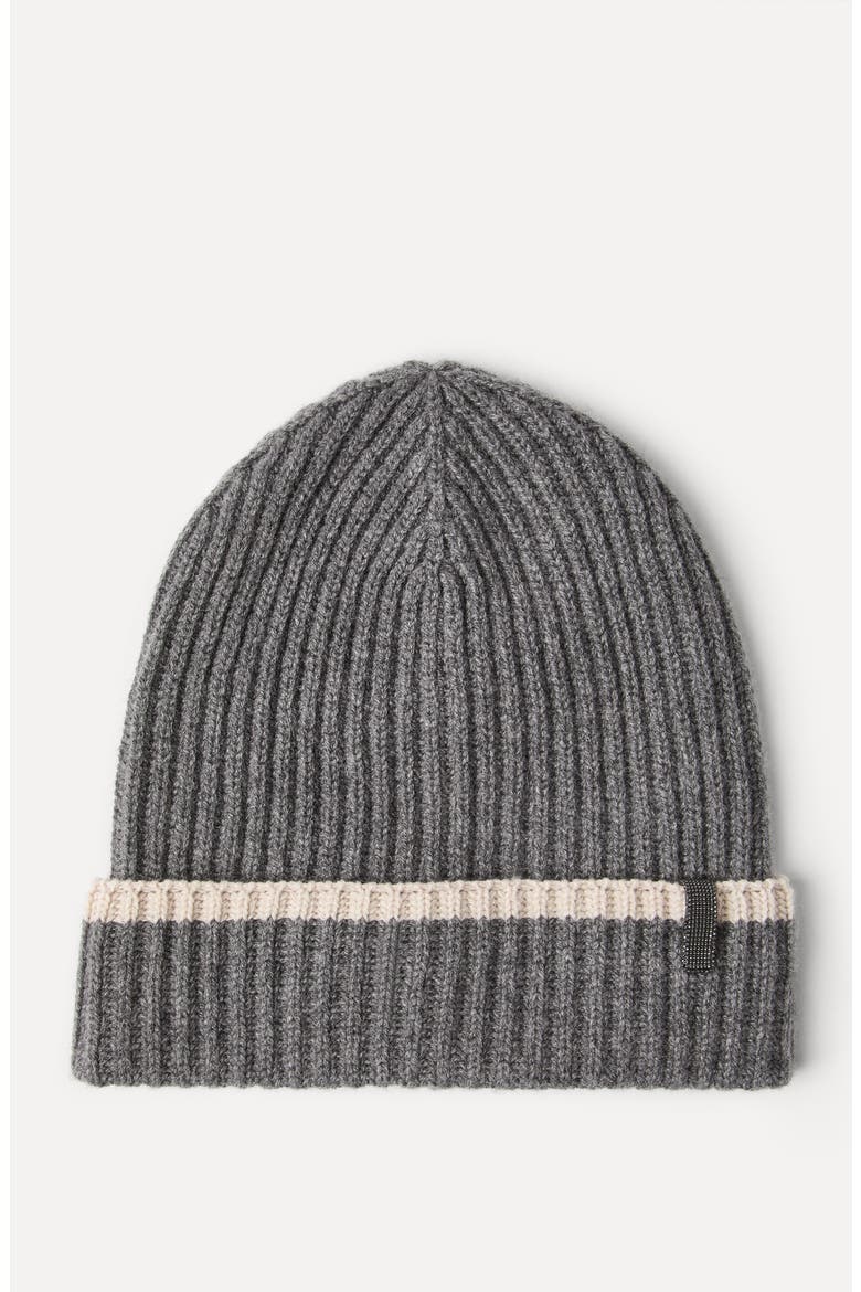 Knit beanie, Alternate, color, Medium Grey