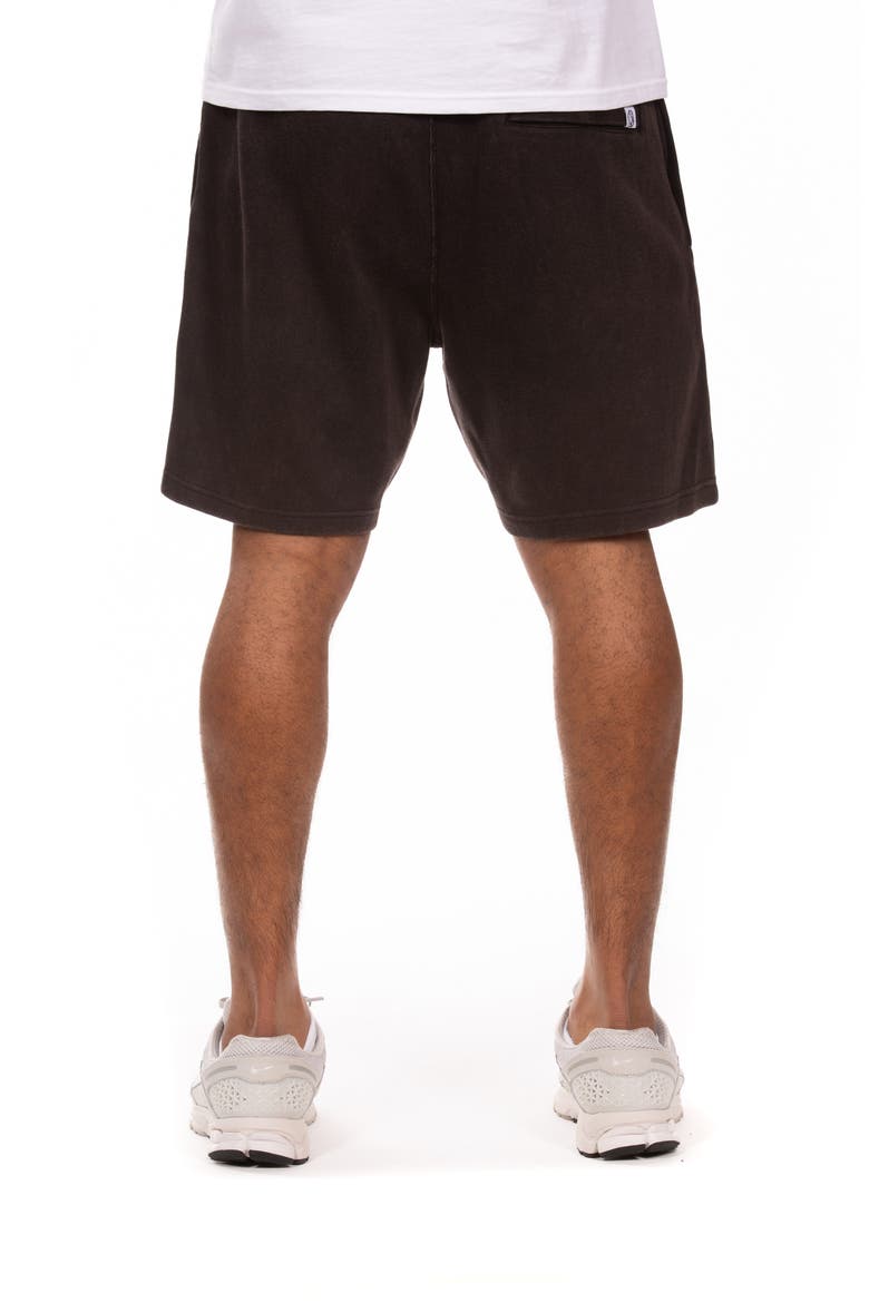 BB Helmet Cotton Fleece Sweat Shorts, Alternate, color, BLACK