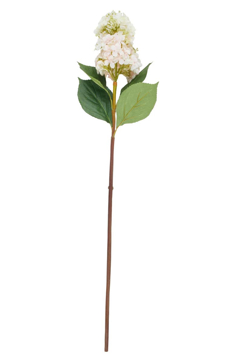 SONOMA SAGE HOME Set of Eight Hydrangea Artificial Flowers, Alternate, color, White Multi Colored