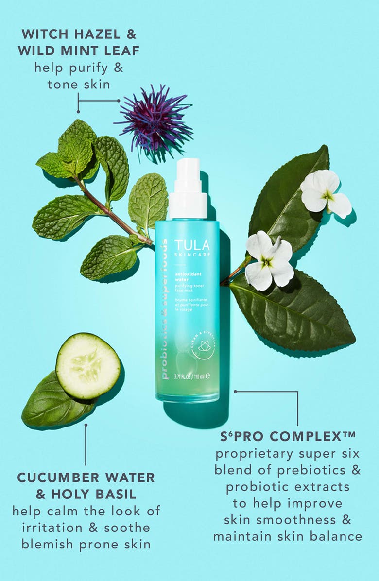 TULA Skincare Antioxidant Water Purifying Toner Face Mist, Alternate, color, 