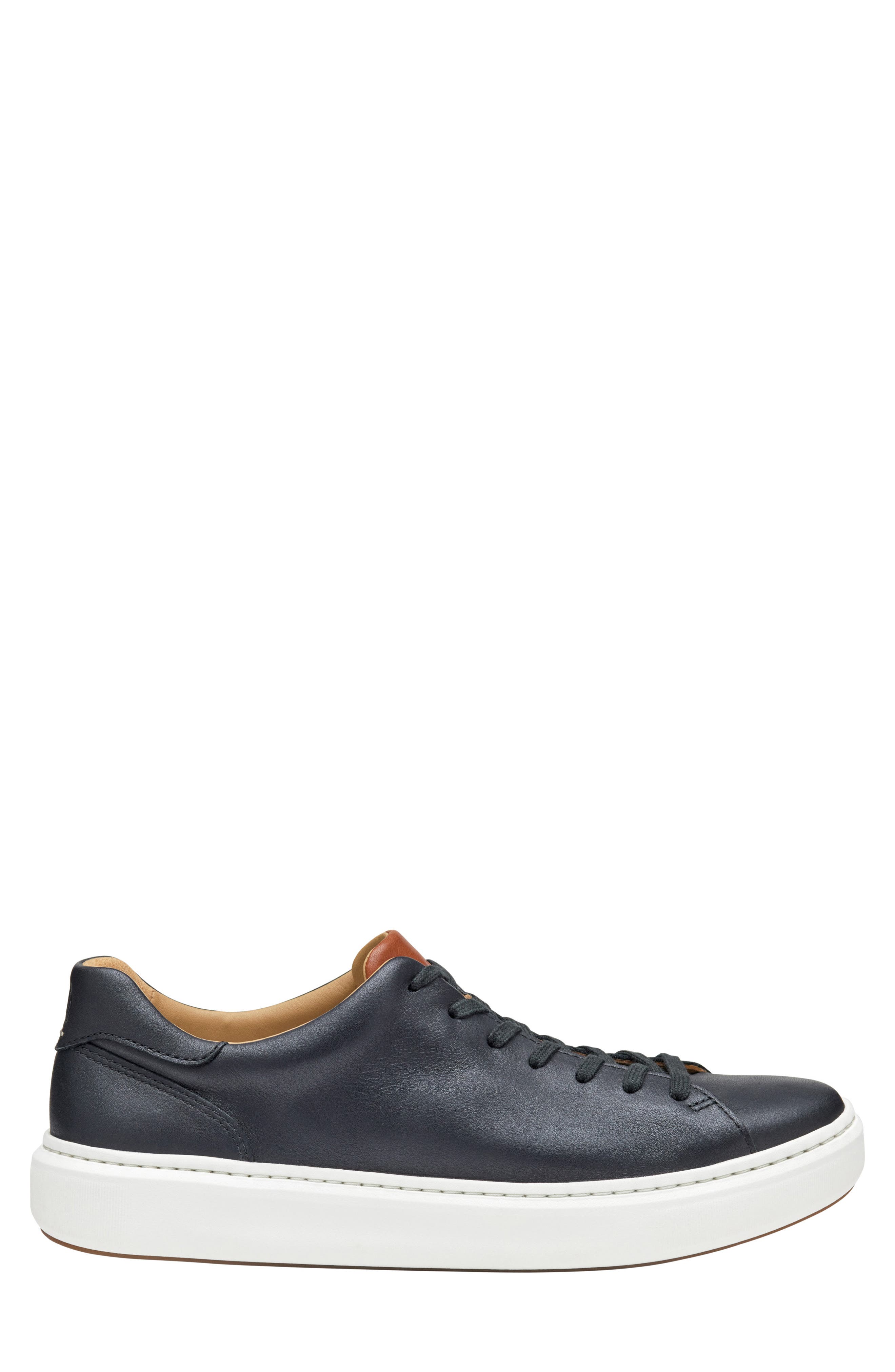 Johnston & Murphy Anders Sneaker, Alternate, color, Black Full Grain