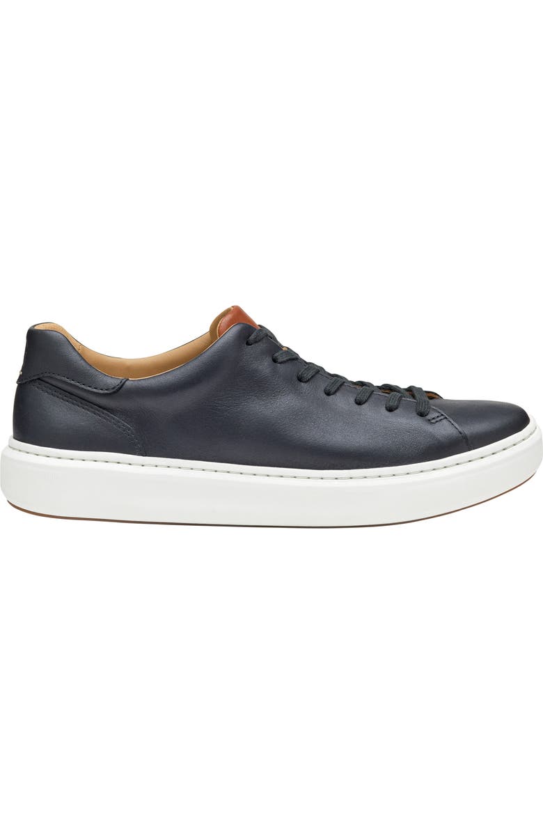 Johnston & Murphy Anders Sneaker, Alternate, color, Black Full Grain
