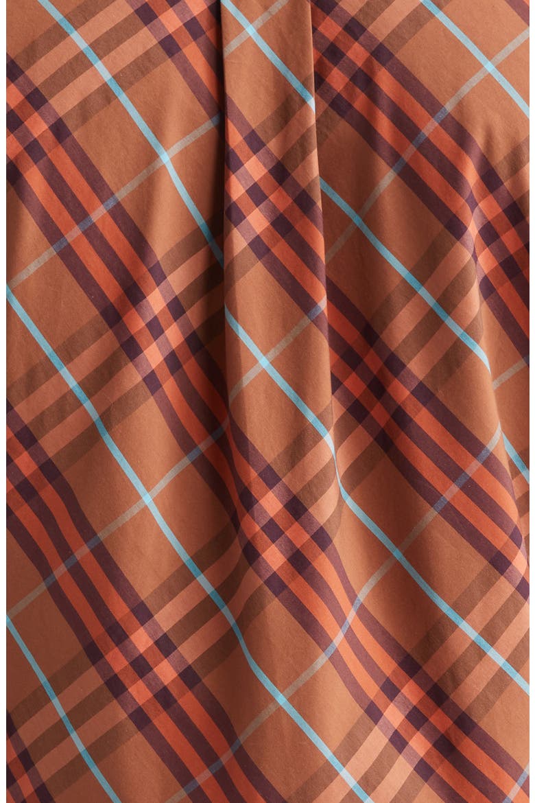 Robert Check Button-Up Shirt, Alternate, color, GINGER BROWN CHECK