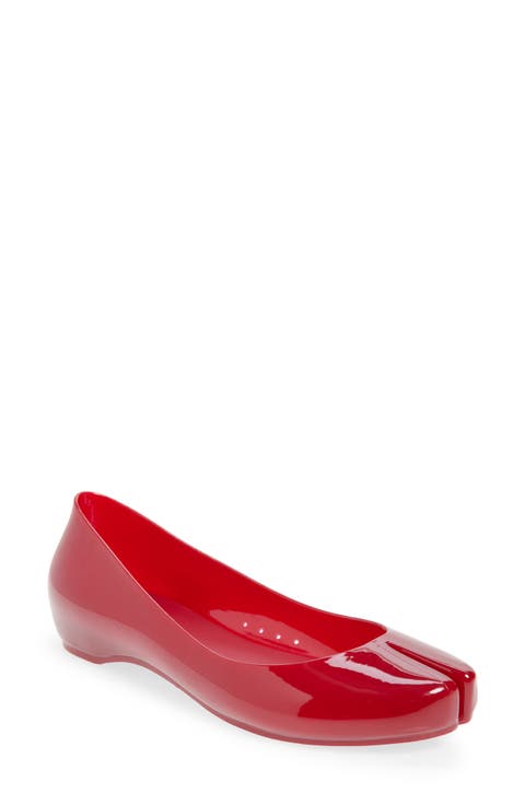 Fixed Split Toe Jelly Flat (Women)