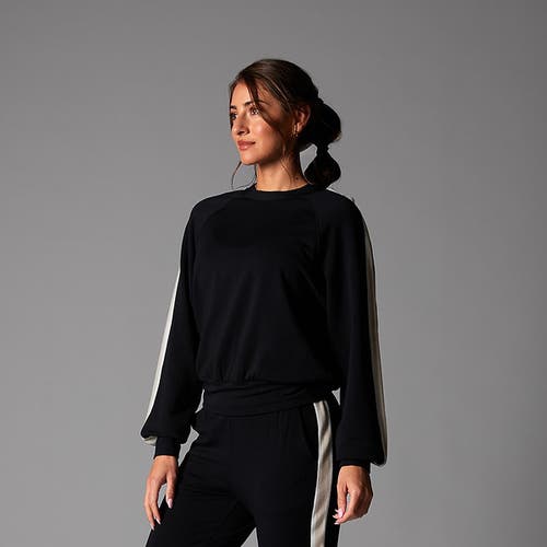Tavi Ease Crew Stripe Sweatshirt In Multi