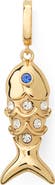 Kate Spade New York one in a million pavé crystal fish charm