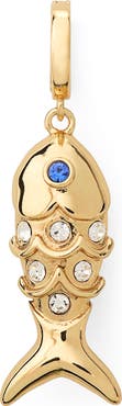 Kate Spade New York one in a million pavé crystal fish charm