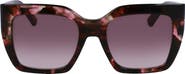 Longchamp 53mm Rectangular Sunglasses