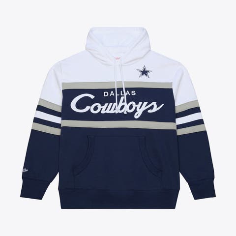 Men's Mitchell & Ness Navy Dallas Cowboys Head Coach Hoodie