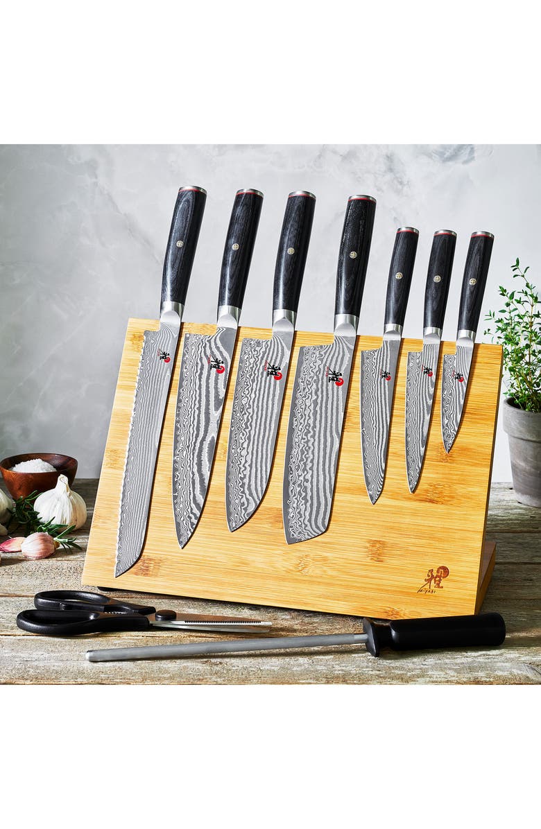 MIYABI Kaizen II 10-Piece Knife Block Set, Alternate, color, Black